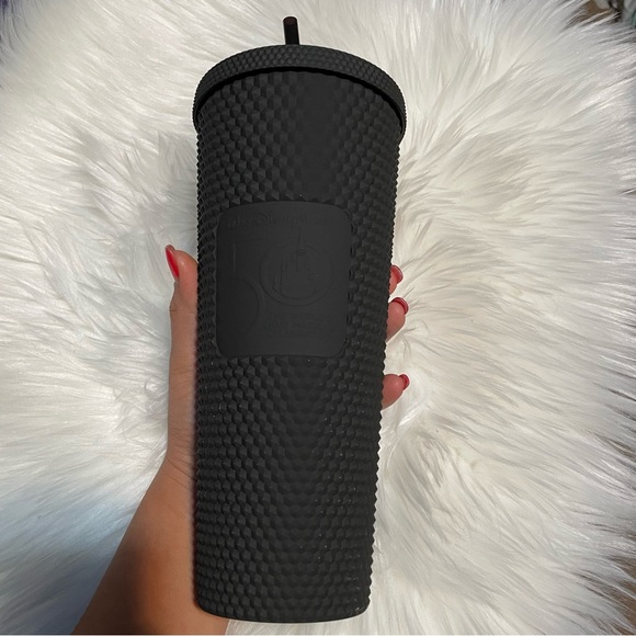 Walt Disney World 50th Anniversary Geometric Starbucks Tumbler Straw Black NEW - Picture 8 of 10